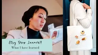 Online Art Shop Launch! | Opening my Etsy Shop | Packing Orders | What I learned