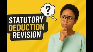 Statutory Deduction Revision