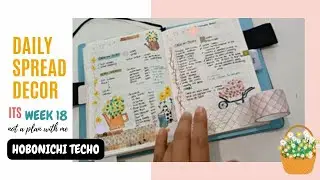 A6 Hobonichi Techo Daily Spread Designing Ideas | Setting up my Week 18 spread || Philippines