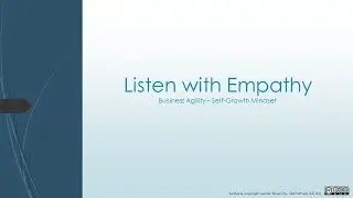 Listen with Empathy &ndash; A Story Telling of Hearts Touches Hearts with Empathy