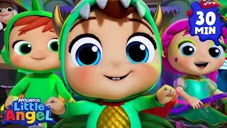 Halloween Costume Shopping!  | Little Angel | Kids Songs and Nursery Rhymes | Moonbug Kids
