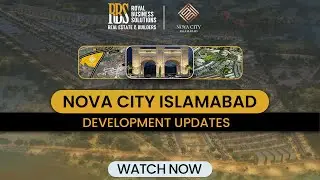 Nova City Islamabad Development Update 🚧 | Exclusive Drone View | RBS Real Estate