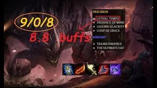 AVALANCHE Malphite build with 8.8 Lethal Tempo buffs!