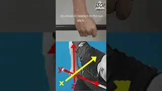 Pool: Shooting Straight and Wrist Rotation #pool #billiard #wristposition #grip #poolcue #straight