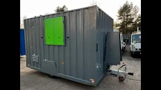 2022 Boss Cabins Canteen Space 12 Towable Welfare Mess Unit Toilet + Generator