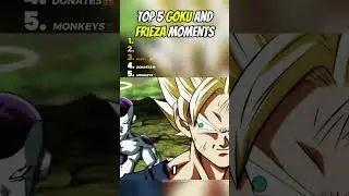 Top 5 GOKU and FRIEZA Moments😱| Dragon Ball