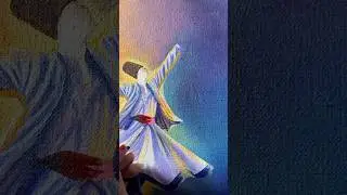 Sufi painting 🕊️#art #artshorts #sufi #sufism #painting #calligraphy