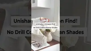 🤎 No Drill Light Filtering Linen Beige Roman Shades | Warm & Cozy Glow