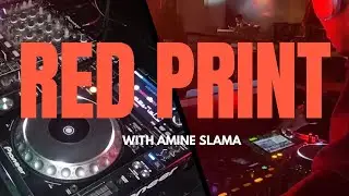 RED PRINT | Amine Slama On Stage | Night club party in Dec 2k25
