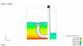 Glory hole shaft spillway using Flow3d