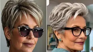 Short Hair styles for women over 60 ❄️❄️☃️