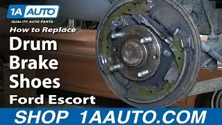 How to Replace Brake Shoes 91-03 Ford Escort