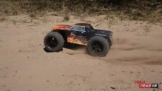 Hält der Reely Cimera Black Brushless 1/10 als RTR? Was kann der Monstertruck?