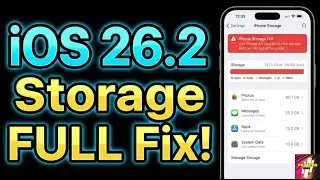 Решение проблемы &laquo;Местоположение заполнено&raquo; в iOS 26.2! (3-минутный способ освободить место на ва...