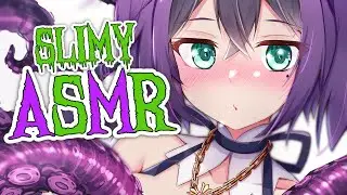 【ASMR】 Slimy Sea Witch Steals Your Heart 🫧🐙  Satisfying Slime and Echoing Whispers