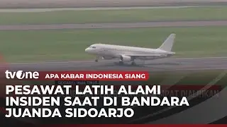 Pesawat Latih Tergelincir di Bandara Juanda | AKIS tvOne
