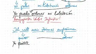 die Verben poder, querer, tener que