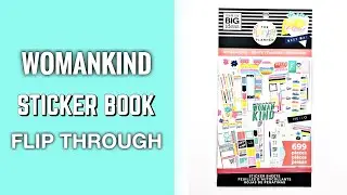 Womankind Sticker Book Flip Through