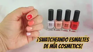 &iexcl;Swatcheando Esmaltes de M&iacute;a Cosmetics Feat @miacosmeticsparisusa5131 || Lulu B Nails