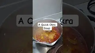 Let's Make A Very Little Okra Soup.#reels #lifestyle #food