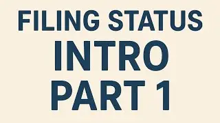 Filing Status Explained | Intro Part 1 | IRS Core Concept | EA Exam Foundation