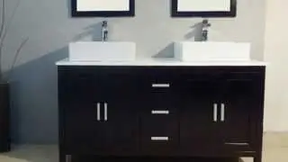 BB60D Double Bathroom Vanity From WWW.PerfectBath.COM