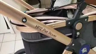 HPZ Pet Rover Titan HD Premium Stroller SUV Travel Carriage Review, GREAT Stroller for Dogs