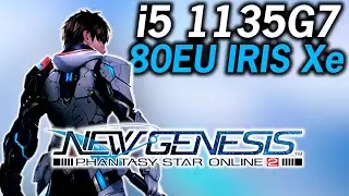 Phantasy Star Online 2: New Genesis - Intel i5 -1135G7 Tiger Lake Xe Graphics Performance 1080P/720P