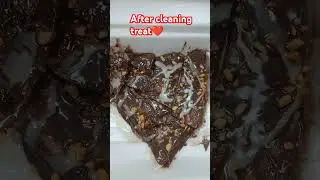 My treat chocholate crepe#cleaning #foryou #relaxing #subscribe #chocolate #hazelnut #asmr #shorts