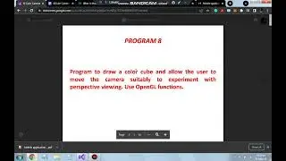 18CSL67 COMPUTER GRAPHICS AND VISUALIZATION LAB PROGRAM 4