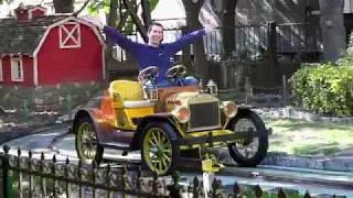 Antique Car Ride FULL RIDE at Castle Park in Riverside, CA