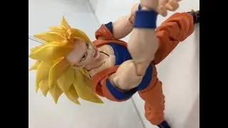 Revisi&oacute;n: Dragon Ball Z  Saiyan 3 Gokou Goku Angel halo figura de acci&oacute;n S.H.Figuarts