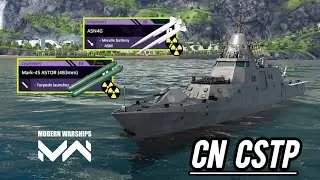 CN CSTP -Full ☢️ Nuclear Bullet missile and Torpedo |modern warships 