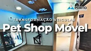 Pet Shop Móvel: Conheça a unidade sobre rodas produzida pela Porto Projetos!