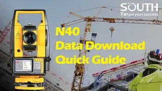 N40 Total Station | How to Download Data from N40 Total Station?