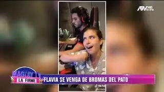 Flavia Laos le da el susto de su vida a Patricio Parodi: 