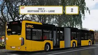 Omsi 2 | Bertogne V0.9 - Ligne 2 Warchin Gare | NOUVEAUX FEUX ! Mercedes-Benz GC2 Hybrid - TEC