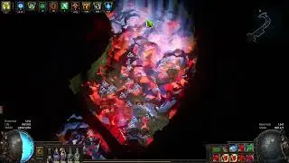 Path of exile 3.19 Occultist build - Low life blade vortex 10 auras