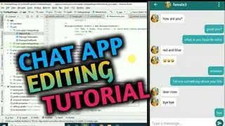 HOW TO CREATE ONLINE CHAT APP EDITING TUTORIAL WITH SOURCE CODE🔥