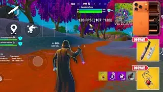 iPhone 17 Pro 120 FPS Fortnite Mobile Gameplay *FORTNITEMARES Is HERE!*