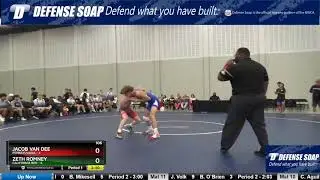 Mat 4 106 Jacob Van Dee Pennsylvania Vs Zeth Romney California Red
