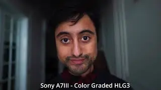 Sony A7III HLG3 Color Grading