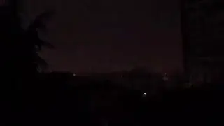 Maltempo, raffica di lampi illumina la notte di Reggio Emilia