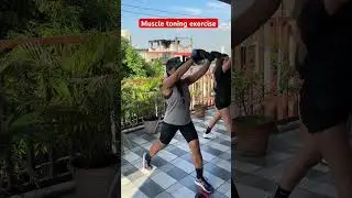 Muscle toning exercise #musclebuilding #muscletoning #workoutroutine #workout #workoutathome