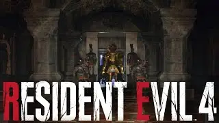 Resident Evil 4 Remake - Merciless Knight Boss Fight [Armadura Strong Threat]