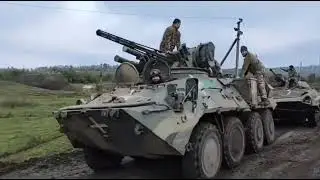 Ukraine war footage, The 4th Rapid Reaction Brigade of the Ukrainian National Guard captured BMP 2