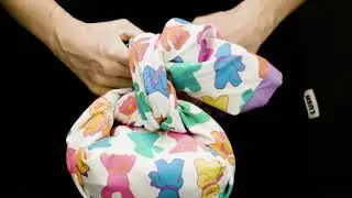 Knot Wrap:  How to wrap Little Bow! الأوشحة: كيفية لّف العقدة الصغيرة