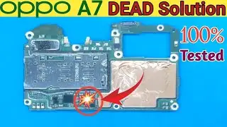 Oppo a7 dead solution||oppo a7 display light solution