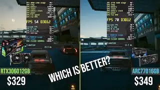 RTX 3060 vs ARC A770 which is better? Test in 9 Games