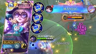 24 KILLS!! CHANG'E MANIAC + LENGENDARY BUILD AND EMBLEM 2026!! - TOP 1 GLOBAL CHANG'E ~ MLBB
